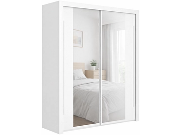 Armoire portes coulissantes QUIMPER blanc