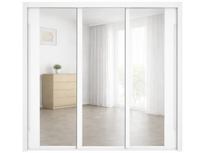 Schwebetürenschrank QUIMPER weiss