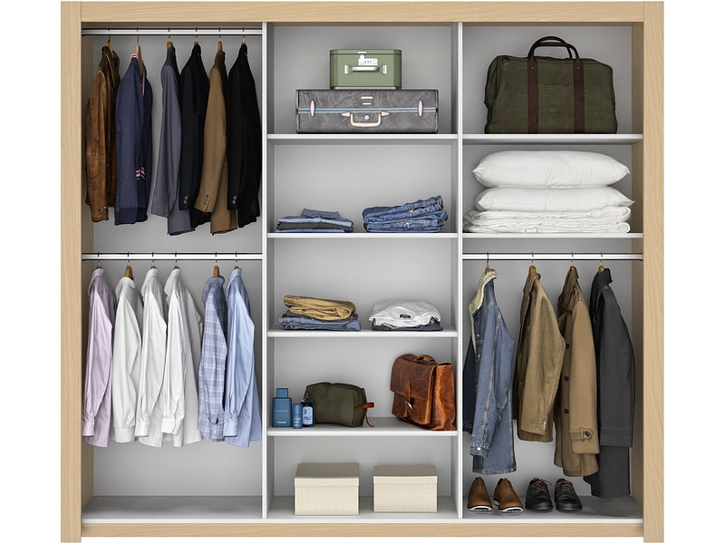 Schwebetürenschrank QUIMPER eiche