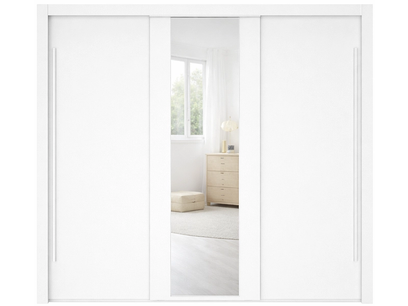 Schwebetürenschrank QUIMPER weiss