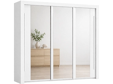 Schwebetürenschrank QUIMPER weiss