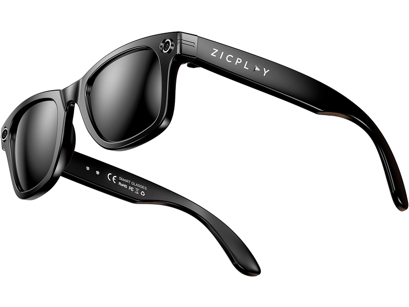 ZICPLAY Smart Glasses ZIC-GLA-6100 nero