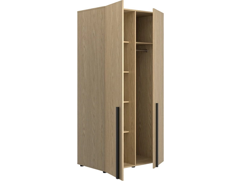 Drehtürenschrank NAEL eiche