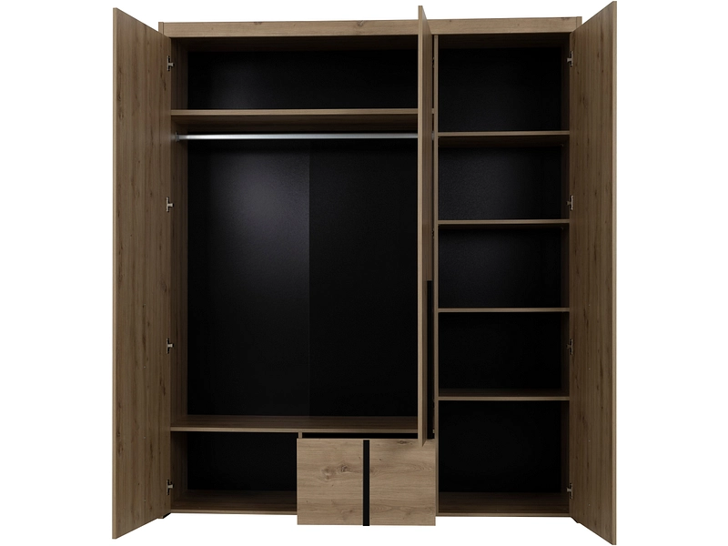 Drehtürenschrank TREVOR eiche