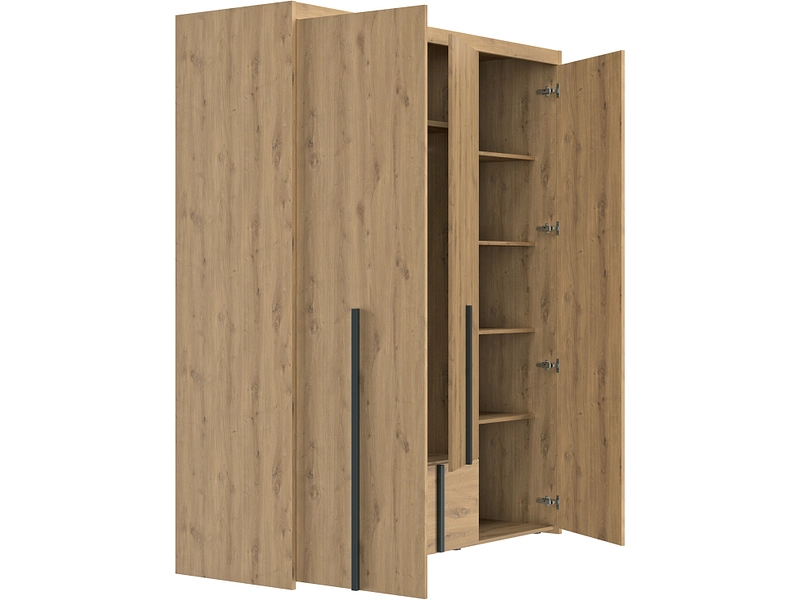 Drehtürenschrank TREVOR eiche