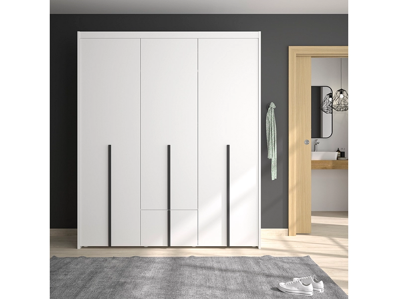 Drehtürenschrank TREVOR weiss Drehtürenschrank TREVOR weiss