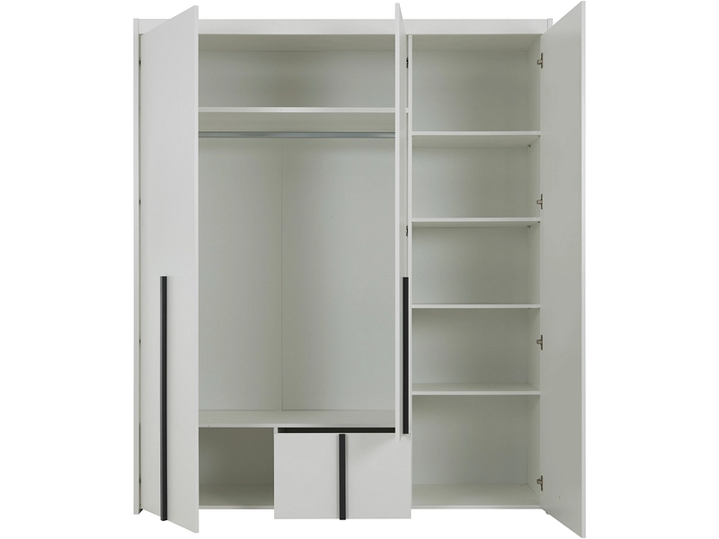 Drehtürenschrank TREVOR weiss Drehtürenschrank TREVOR weiss