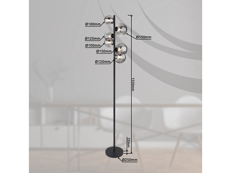 GLOBO Lampadaire RIHA