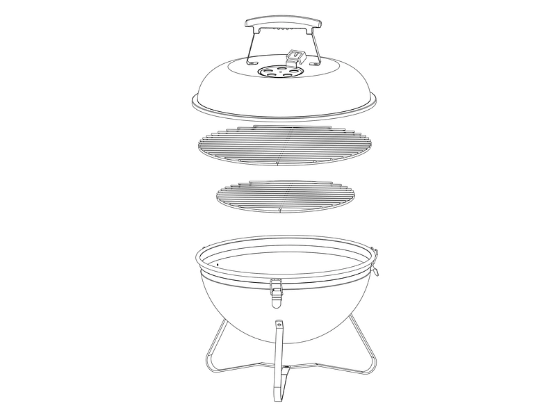Multifunktionneler Grill Multifunktionneler Grill