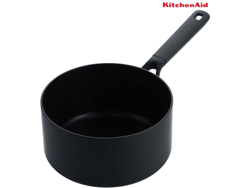 KITCHENAID Casserole BLACK Ø16cm aluminium noir