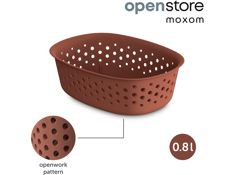 Cesto portaoggetti OPENSTORE terracotta Cesto portaoggetti OPENSTORE terracotta