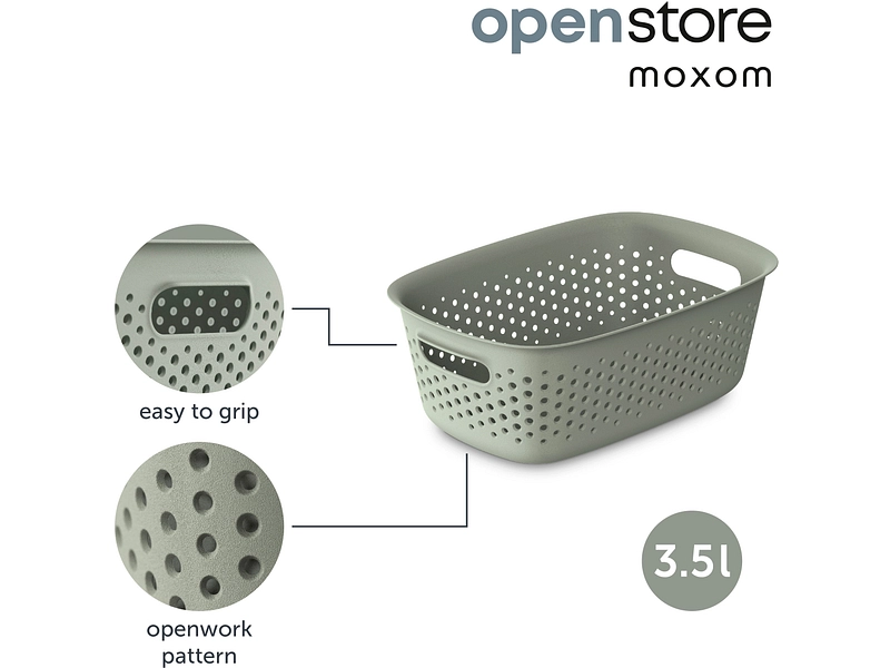 Cesto portaoggetti OPENSTORE verde Cesto portaoggetti OPENSTORE verde