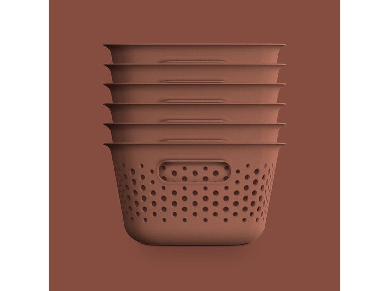 Cesto portaoggetti OPENSTORE terracotta Cesto portaoggetti OPENSTORE terracotta