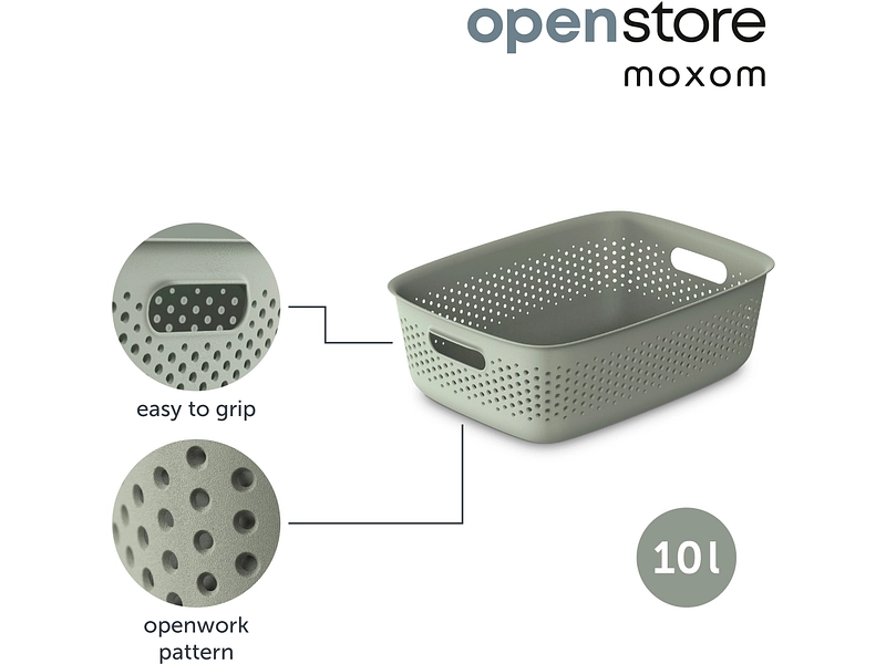 Cesto portaoggetti OPENSTORE verde Cesto portaoggetti OPENSTORE verde