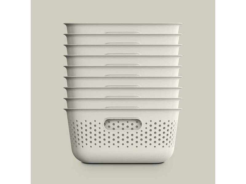 Cesto portaoggetti OPENSTORE bianco Cesto portaoggetti OPENSTORE bianco