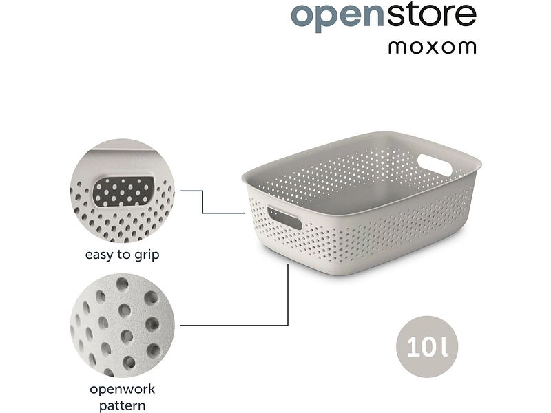 Cesto portaoggetti OPENSTORE bianco Cesto portaoggetti OPENSTORE bianco