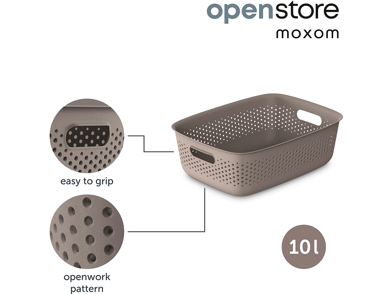 Cesto portaoggetti OPENSTORE tortora Cesto portaoggetti OPENSTORE tortora