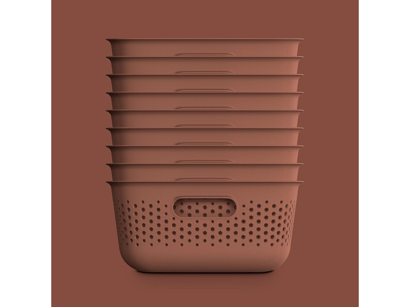 Cesto portaoggetti OPENSTORE terracotta Cesto portaoggetti OPENSTORE terracotta