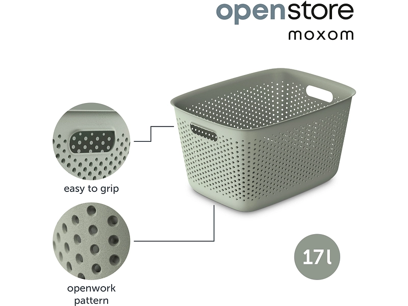Cesto portaoggetti OPENSTORE verde Cesto portaoggetti OPENSTORE verde