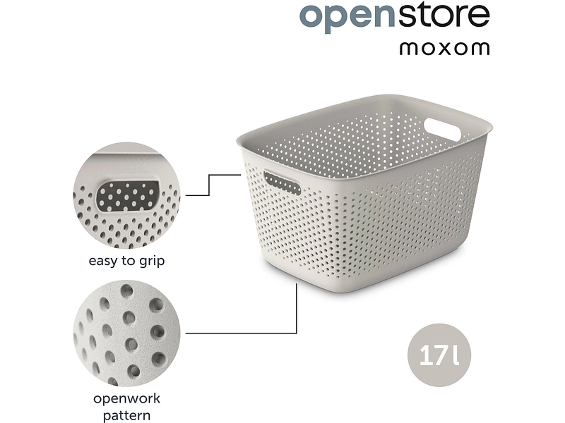 Cesto portaoggetti OPENSTORE bianco Cesto portaoggetti OPENSTORE bianco