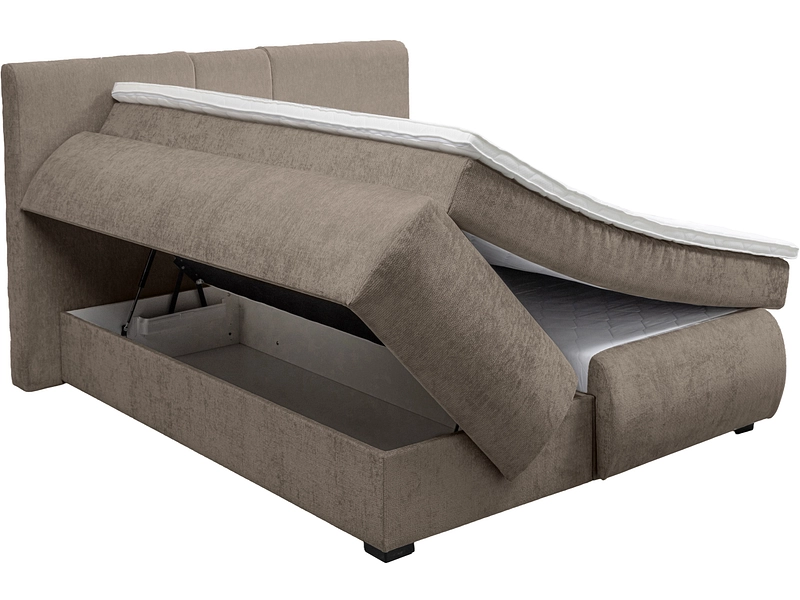 Boxspringbett NATI rotbraun Boxspringbett NATI rotbraun