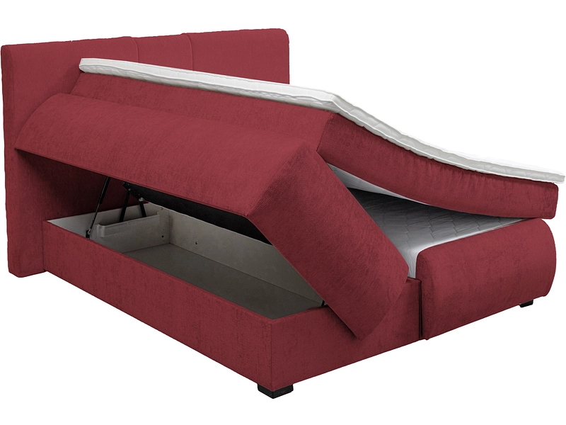 Boxspringbett NATI rot Boxspringbett NATI rot