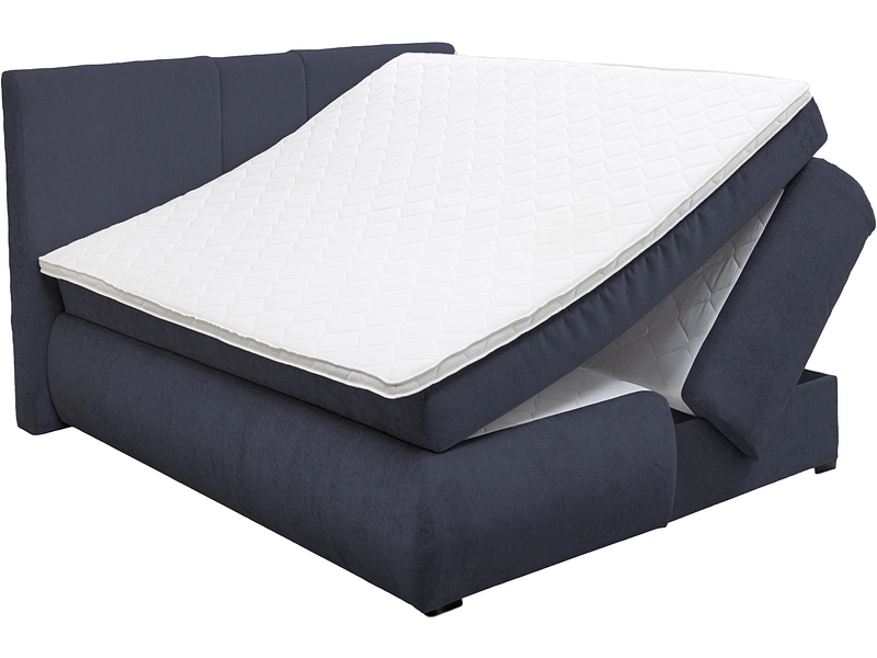 Boxspringbett NATI dunkelblau Boxspringbett NATI dunkelblau