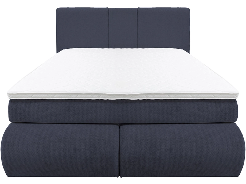 Boxspringbett NATI dunkelblau
