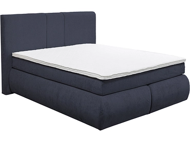 Boxspringbett NATI dunkelblau