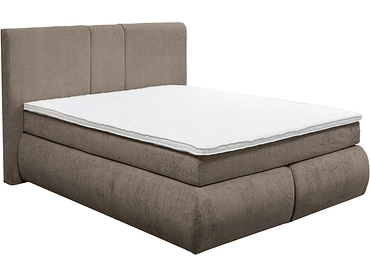 Boxspringbett NATI rotbraun