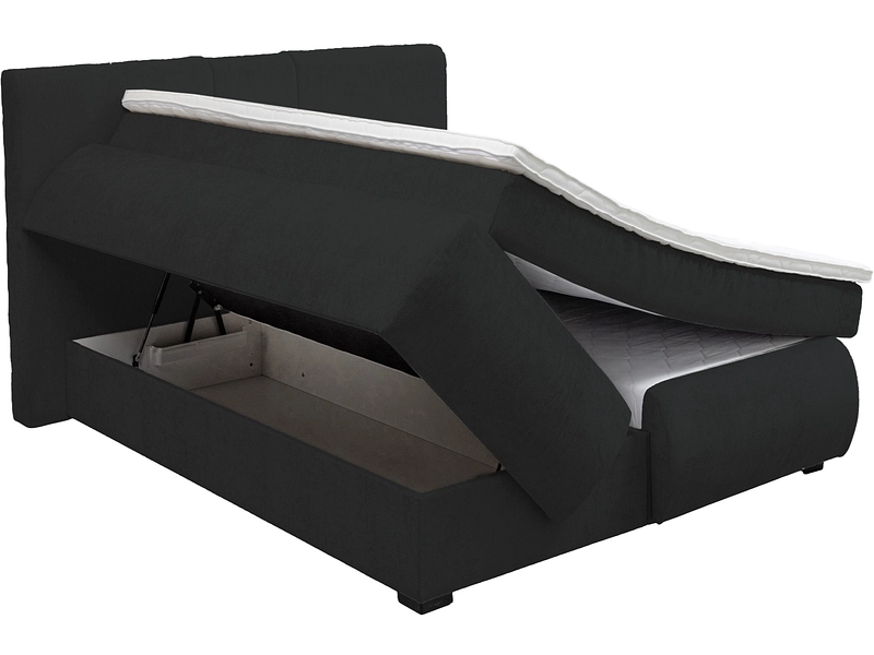 Boxspringbett NATI schwarz Boxspringbett NATI schwarz