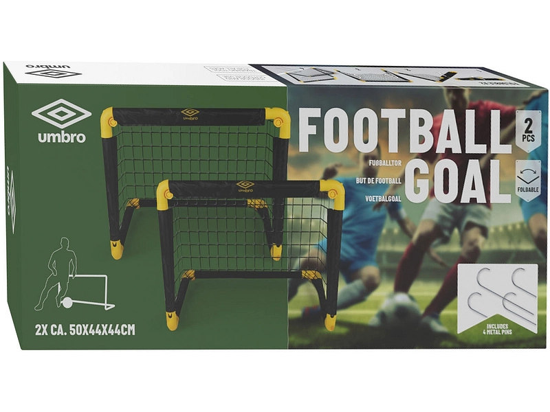 UMBRO Set mit 2 Mini-Fußballtoren