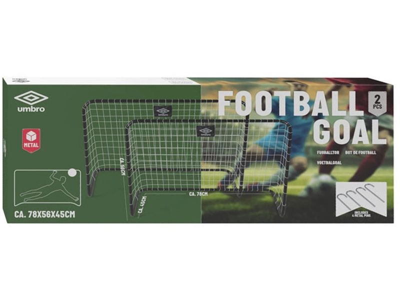 UMBRO Set mit 2 Fußballtoren