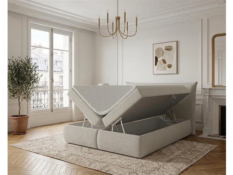Boxspringbett COCO beige
