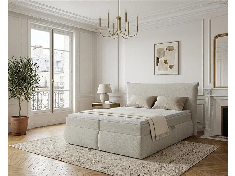 Boxspringbett COCO beige