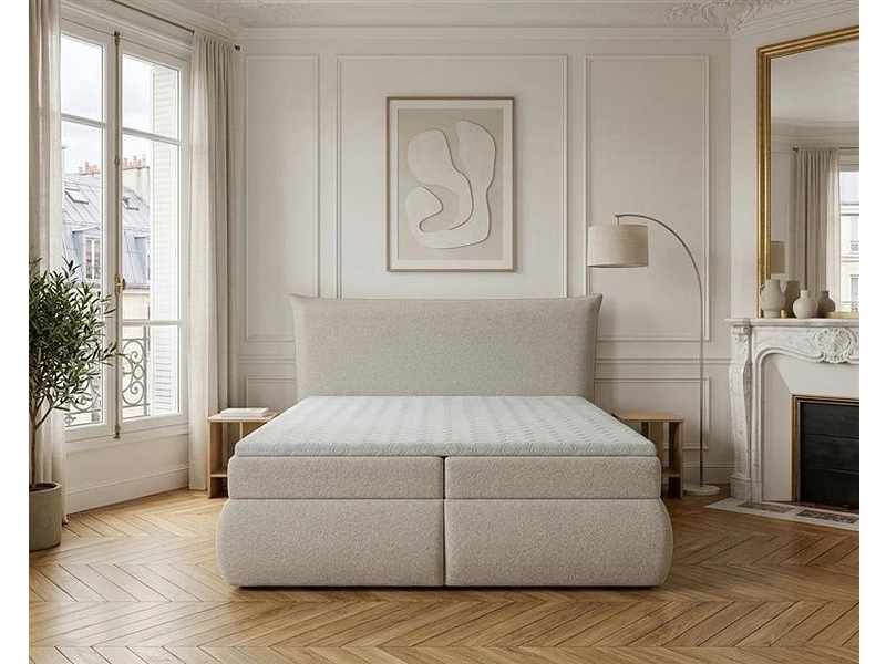 Boxspringbett COCO beige