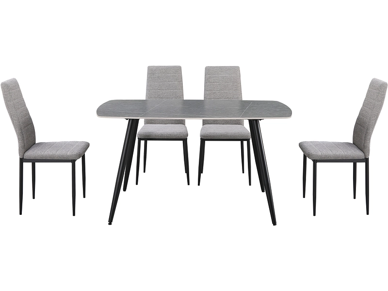Set tavolo e 4 sedie KARL