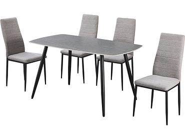 Set tavolo e 4 sedie KARL