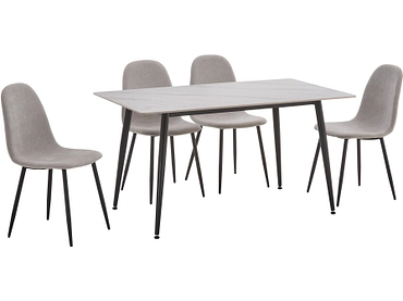 Set Tisch und 4 Stühle DINNING