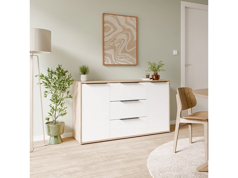 Sideboard 2 Türen 3 Schubladen