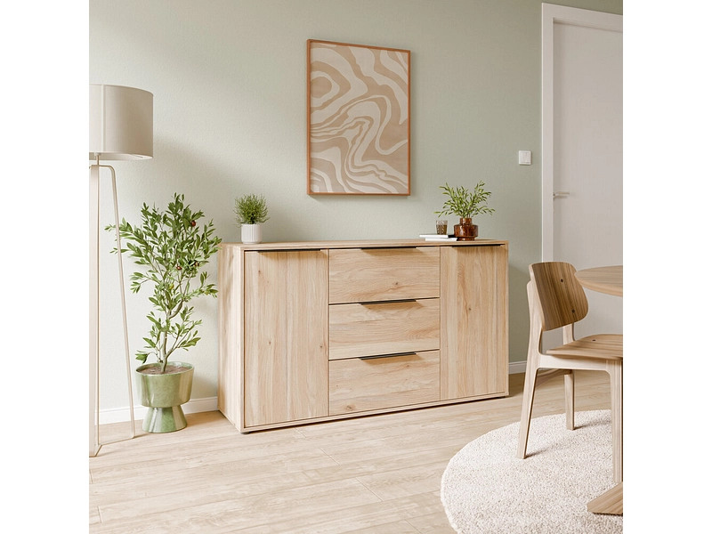 Sideboard 2 Türen 3 Schubladen