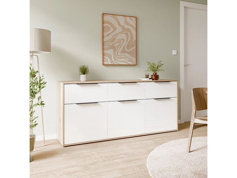 Sideboard 3 portes 3 tiroirs Sideboard 3 portes 3 tiroirs
