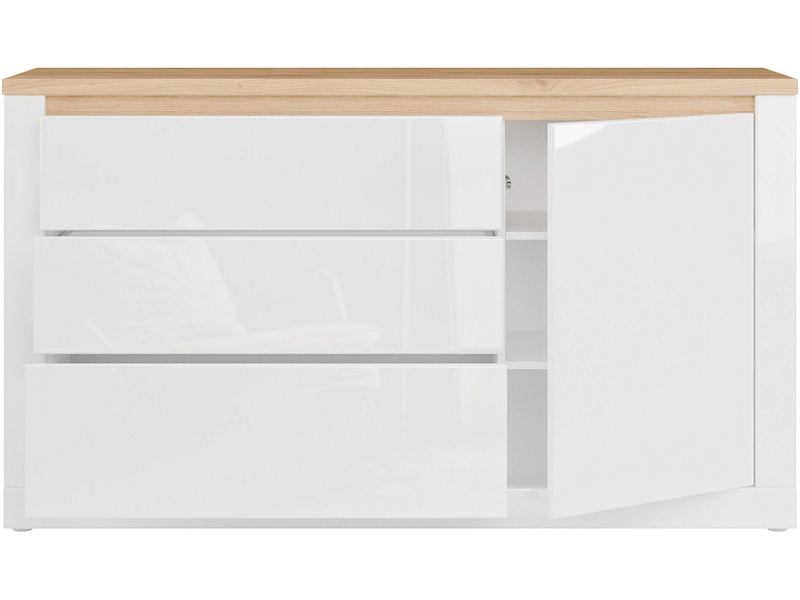Sideboard DURAOAK 1 Tür 3 Schubladen Sideboard DURAOAK 1 Tür 3 Schubladen