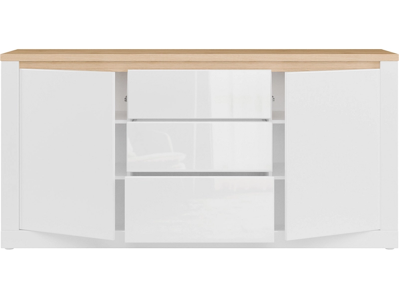 Sideboard DURAOAK 2 Türen 3 Schubladen