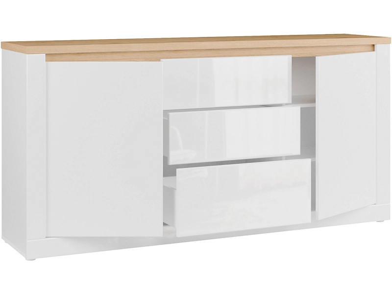 Sideboard DURAOAK 2 Türen 3 Schubladen