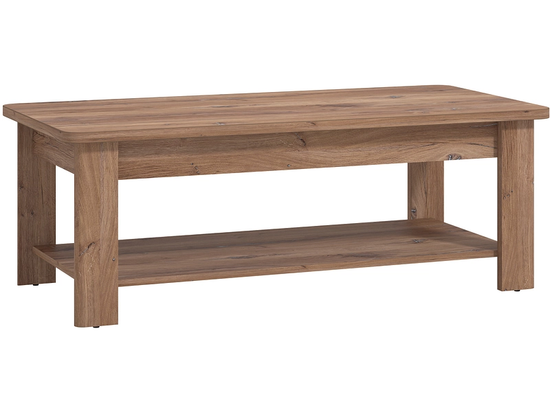 Table basse JERSEY 60x124x45cm chêne flagstaff