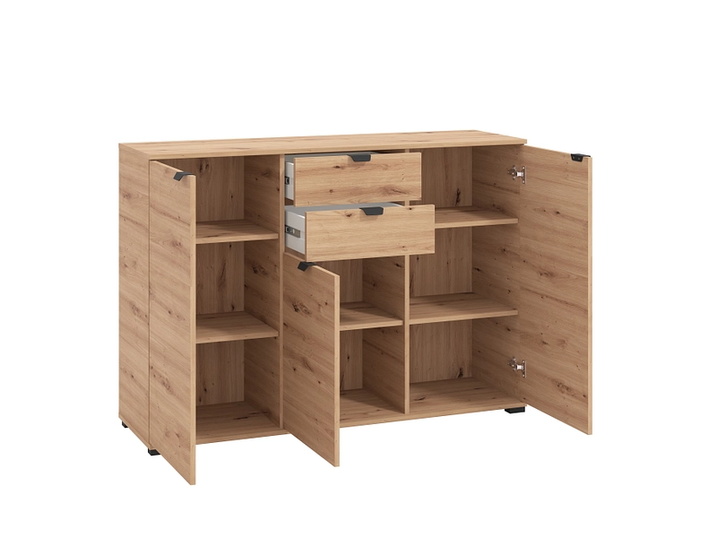 Kommode DUERO 3 Türen 2 Schubladen