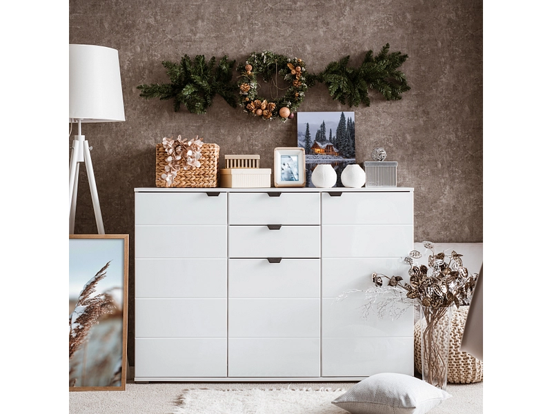 Kommode DUERO 3 Türen 2 Schubladen