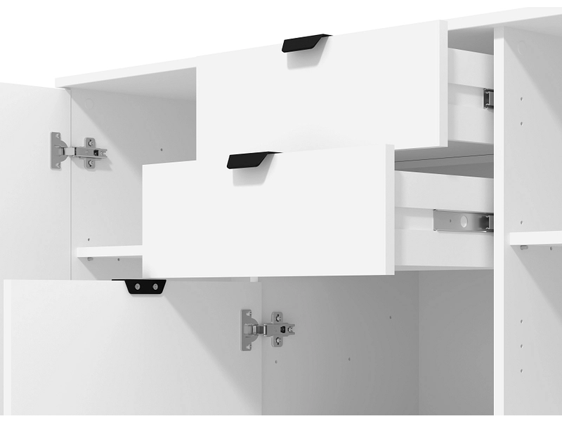 Kommode DUERO 3 Türen 2 Schubladen