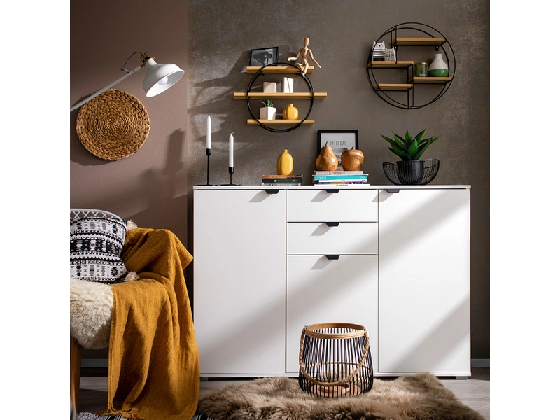 Kommode DUERO 3 Türen 2 Schubladen